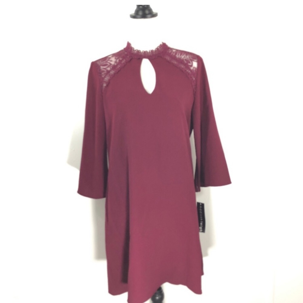 Madison Leigh Burgundy Dress